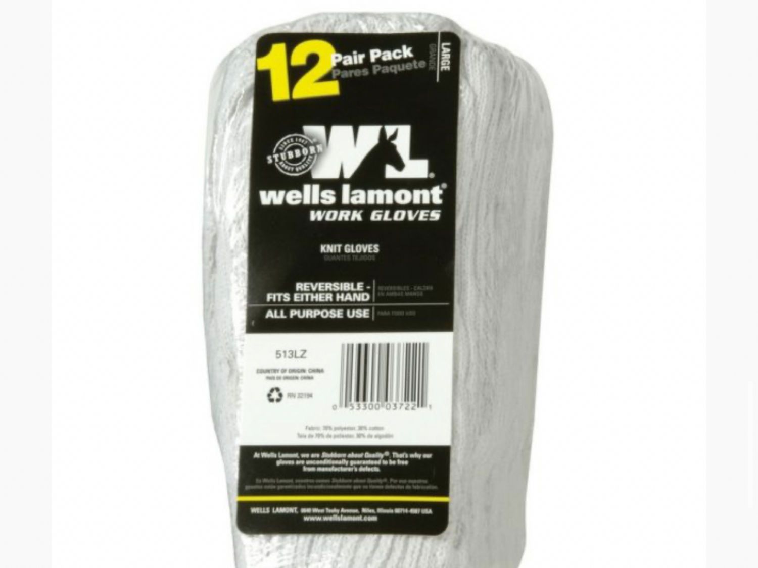 513LZ All Purpose Knit Gloves 12 Pk