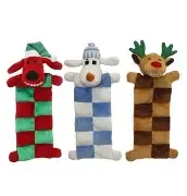 Loofa Christmas Squeaker Mat-Assorted Styles
