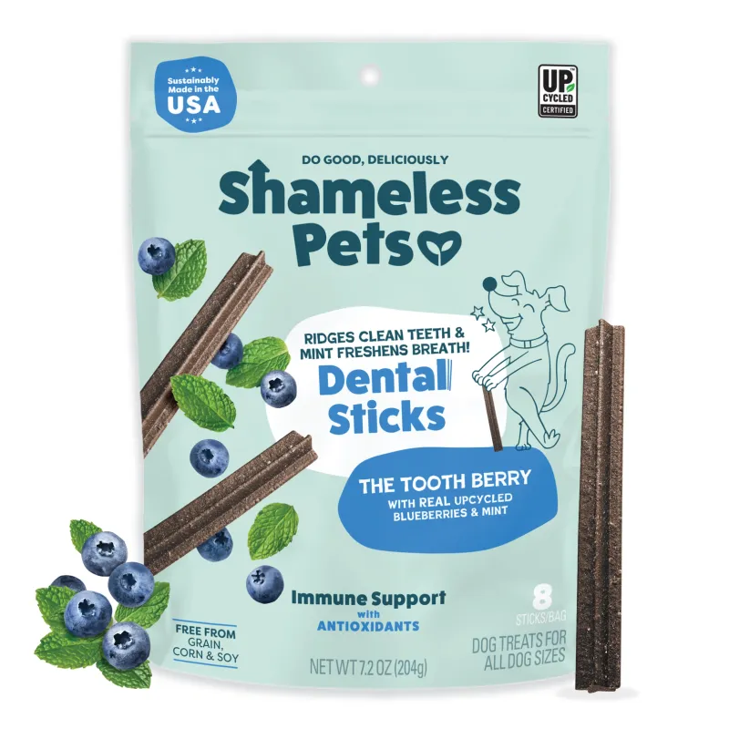 The Tooth Berry Dental Sticks Dog Treats