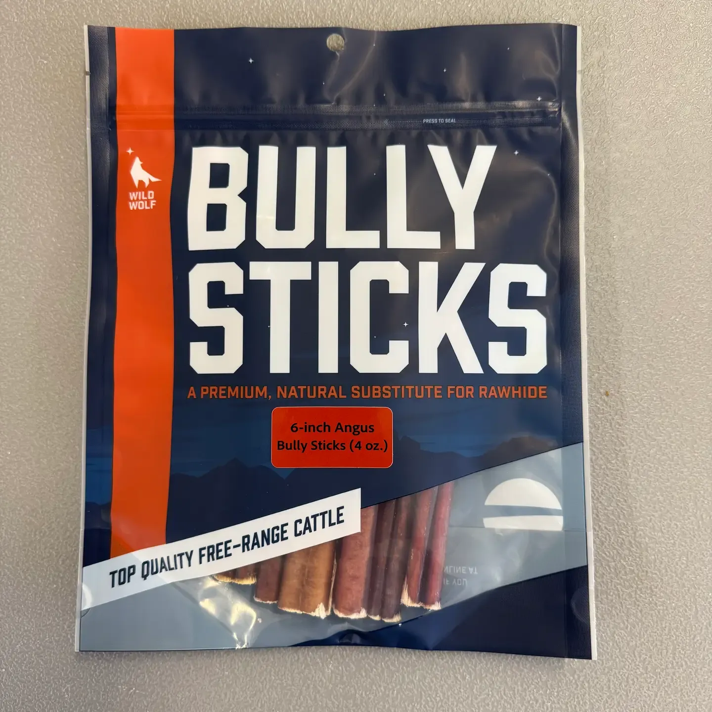 Wild Wolf 6-inch Bully Sticks (4oz.)