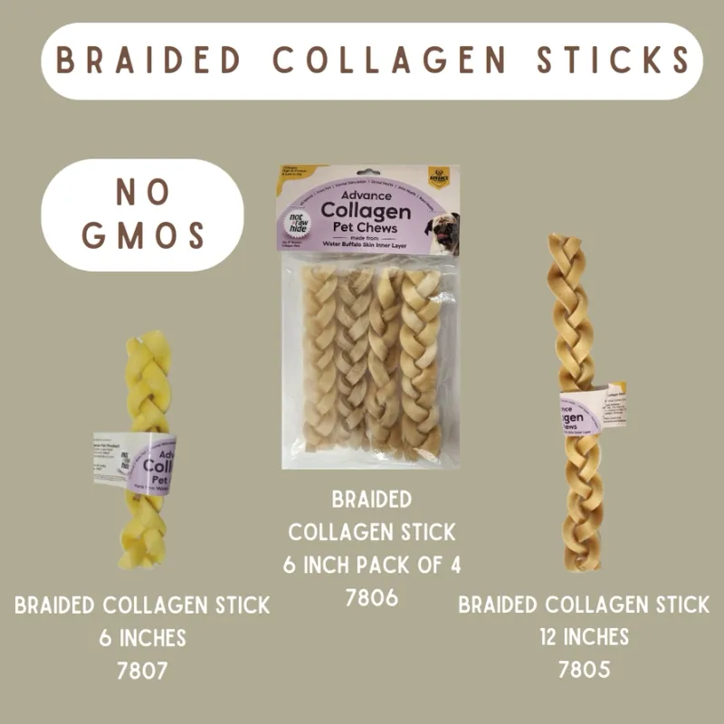 Collagen Chews 12" Advanced Braided Chew