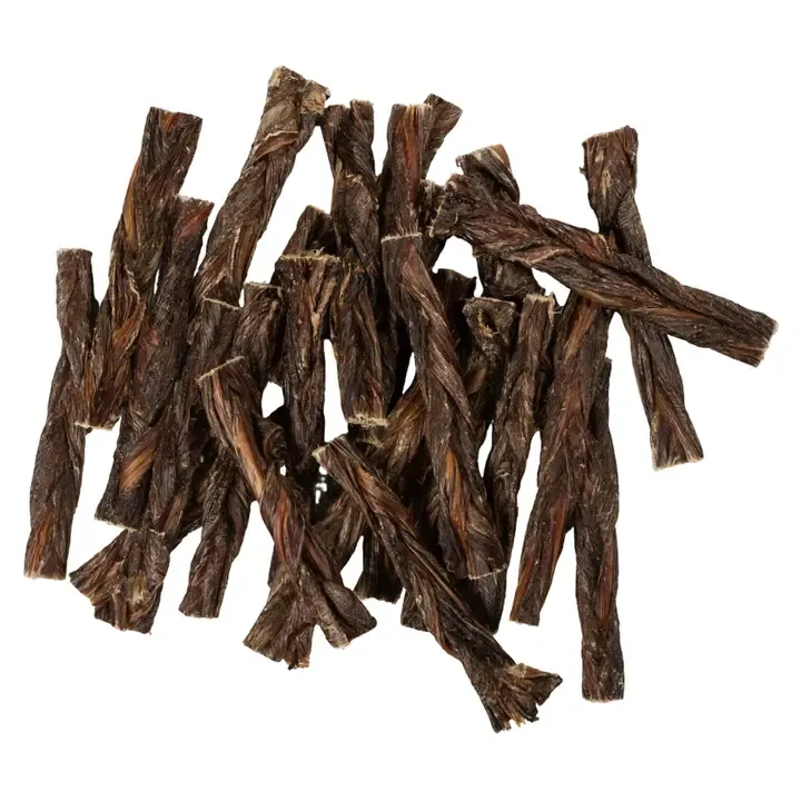 5"-6” Braided Gullet Sticks | All-Natural Beef Dog Chews- Single Chew