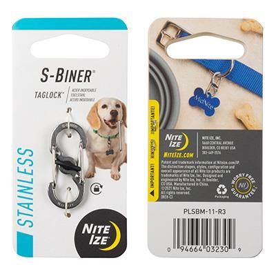 NiteIze S Biner TagLock Stainless