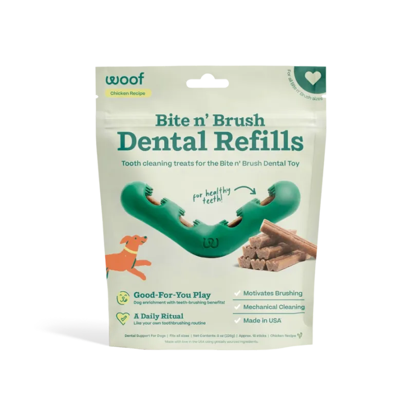 WOOF Bite n' Brush Dental Refills