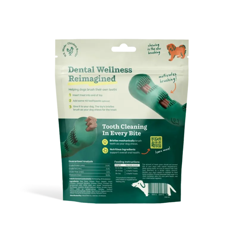 WOOF Bite n' Brush Dental Refills