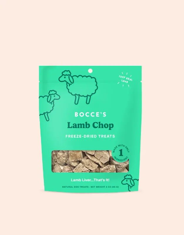 BOCCES FREEZE DRIED LAMB CHOP 3oz