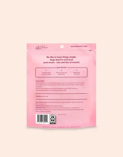 BOCCES FREEZE DRIED BEEF LIVER TREAT 3oz