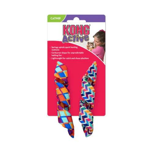 KONG CAT ACTIVE CURLZ 2 PK