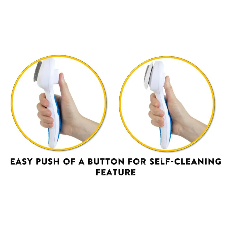 JW Dog Self Cleaning Slicker Brush