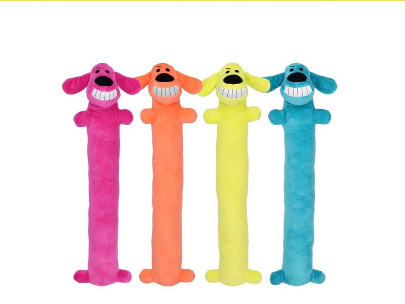 12” Multipet Loofa Dog Assorted Colors 
