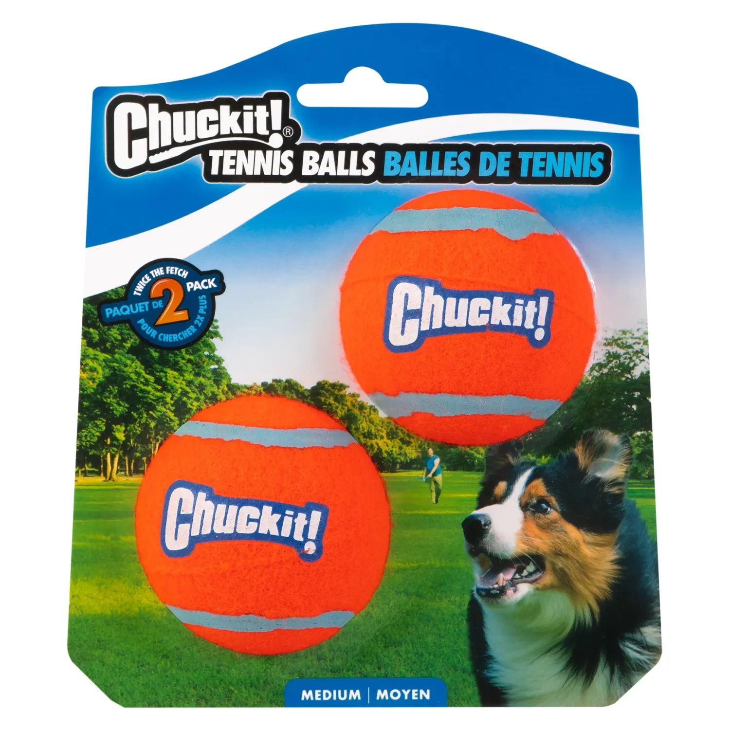 Chuck It Tennis Balls Medium 2pk