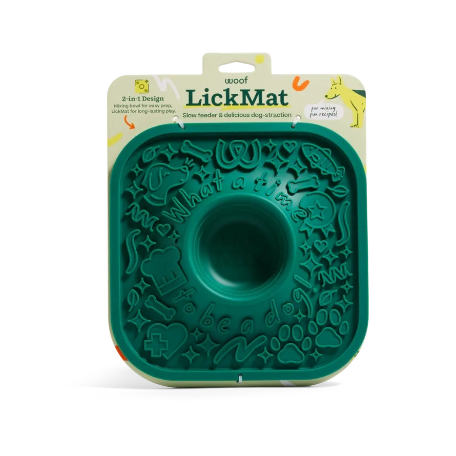 Woof LickMat - Green