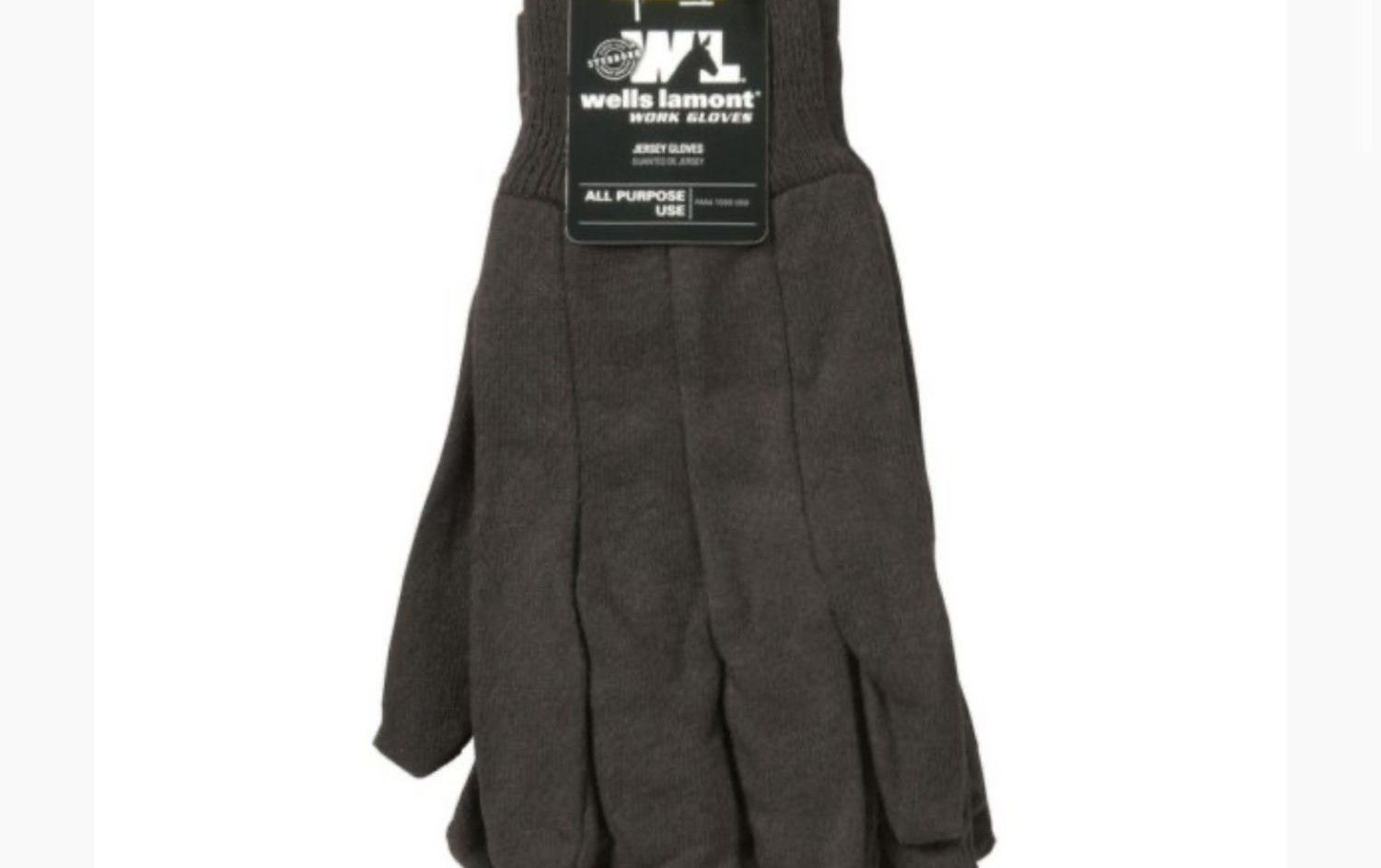 Best Grade-Brown Jersey Glove Lrg