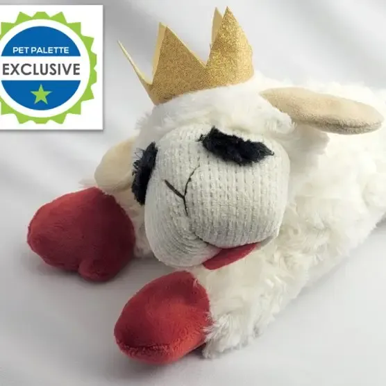 Exclusive! Lamb Chop with Crown Medium 10.5" Plush Dog Toy
