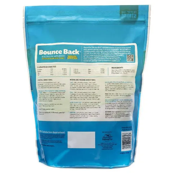 Bounce Back Multi-Species Electrolyte Supplement, 4 oz