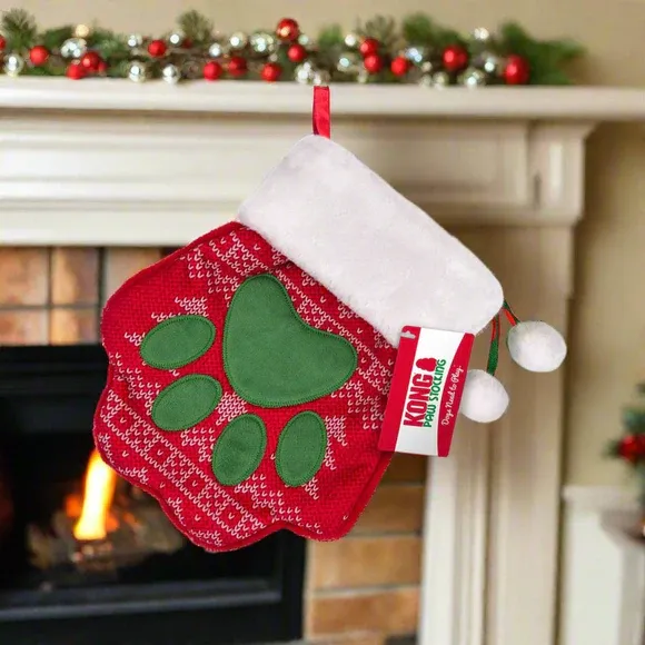 Kong Holiday Stocking Paw