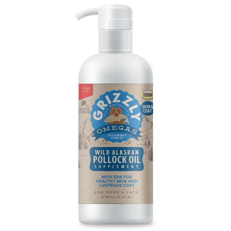 GRIZZLY DOG POLLOCK OIL 32OZ