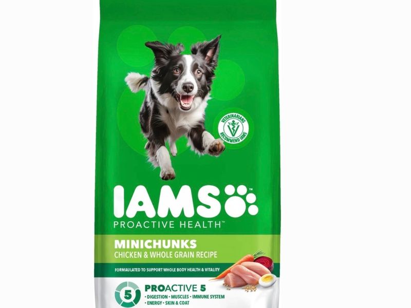 IAMS 15# ProActive Health Adult Minichunks Small Kibble Dry Dog Food with Real Chicken
