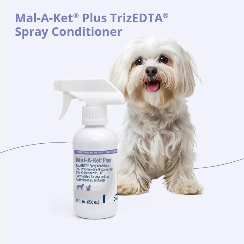 Mal-A-Ket Plus TrizEDTA Dog &amp; Cat Spray Conditioner, 8 oz