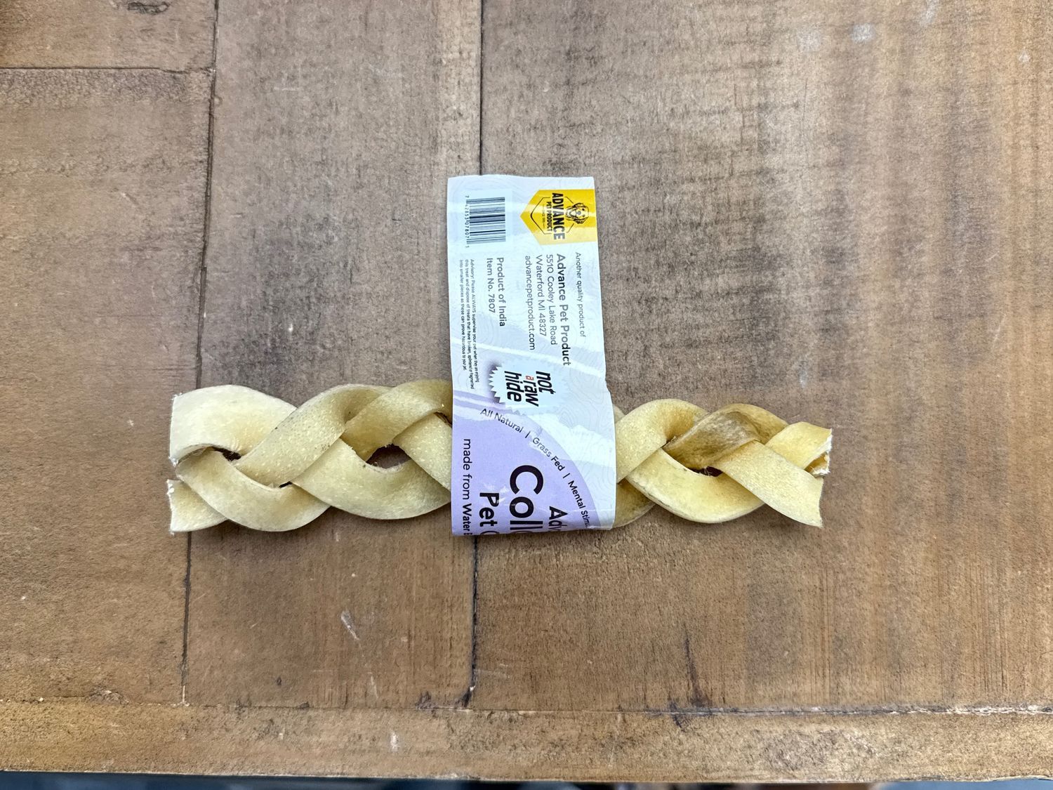 Advance Collagen Chews - Braided Stick 6"