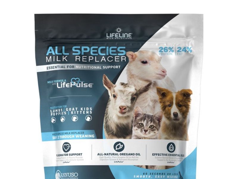 ANNUSO LIFELINE All Species Milk Replacer 26:24, 4lb Bag