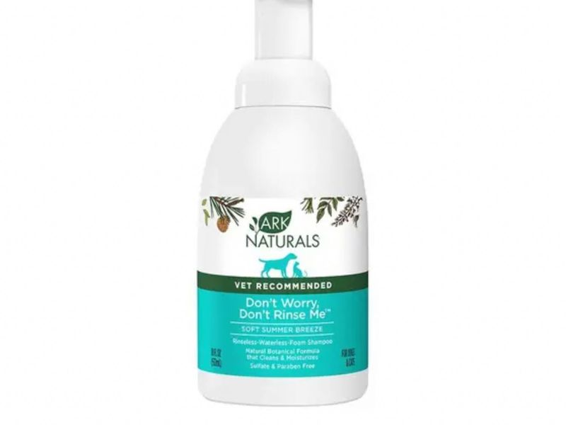 Ark Naturals Don't Rinse Me Foam Shampoo for all Pets 18 fl. oz.