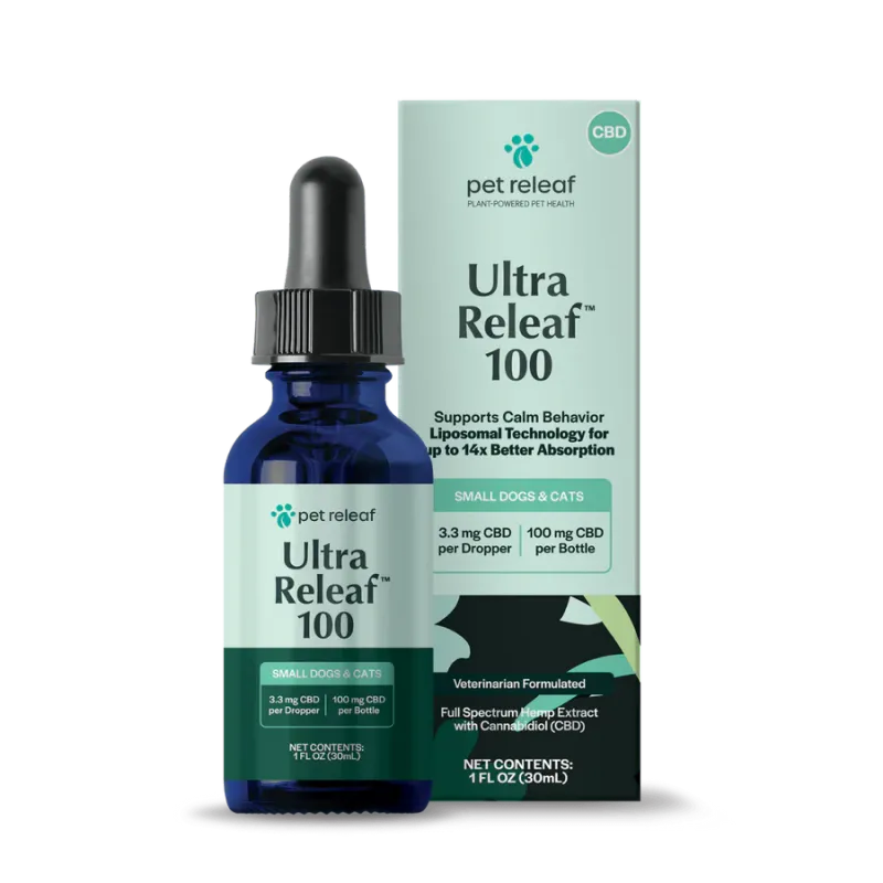 Pet Releaf Ultra Releaf Liposome Hemp Oil 100mg