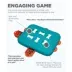 Dog Casino Interactive Treat Puzzle Dog Toy, Turquoise Nina Ottosson
