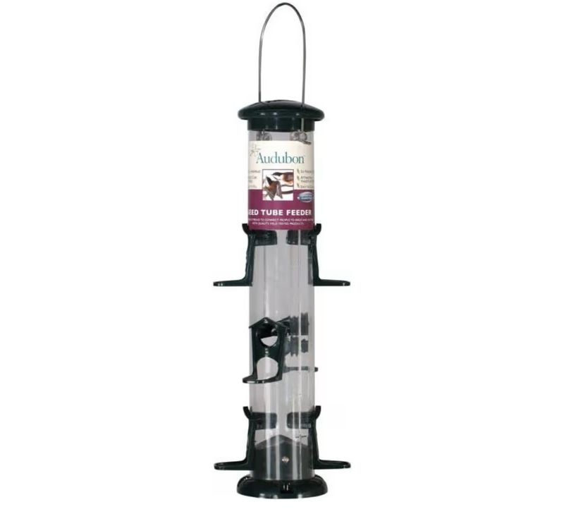 Seed Tube Feeder - Green 15"