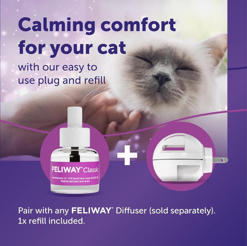 Feliway Classic Cat Calming Pheromone 30 Day Refill