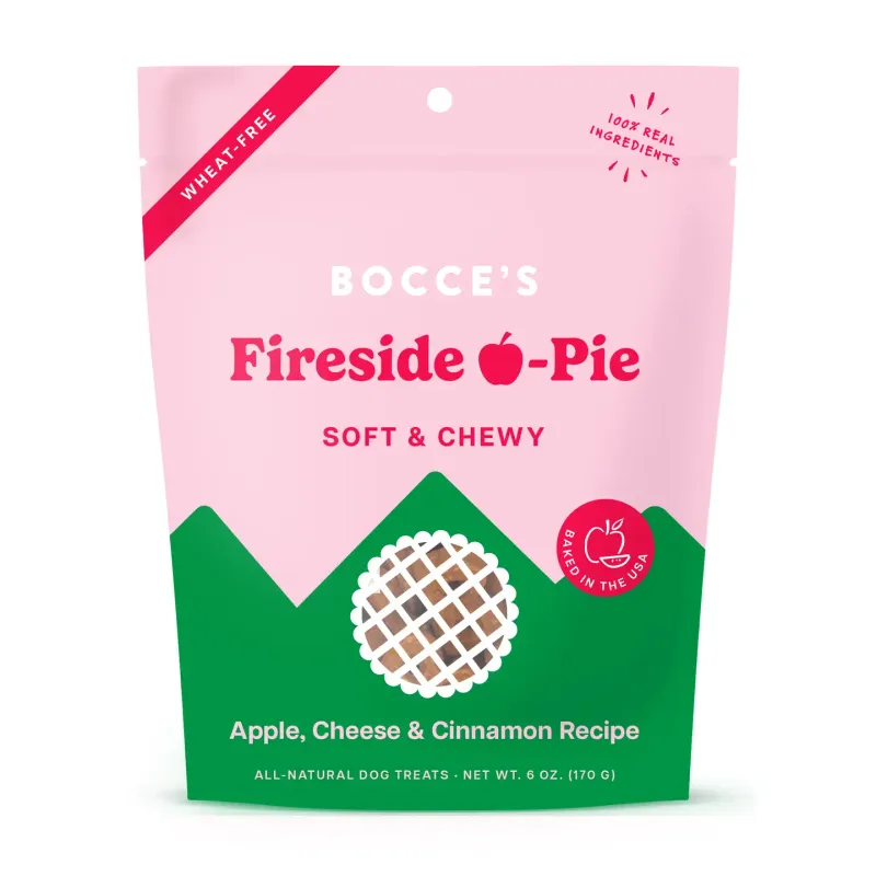 Bocce's Bakery Fireside Apple Pie Soft &amp; Soft &amp; Chewy Dog Treats 6oz