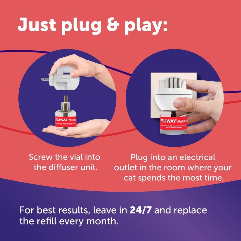 Feliway MultiCat Calming Pheromone 30 Day Refil