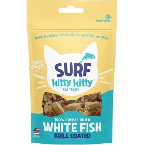 Kitty Kitty Surf Freeze Dried White Fish Treat with Krill Coating 0.6oz