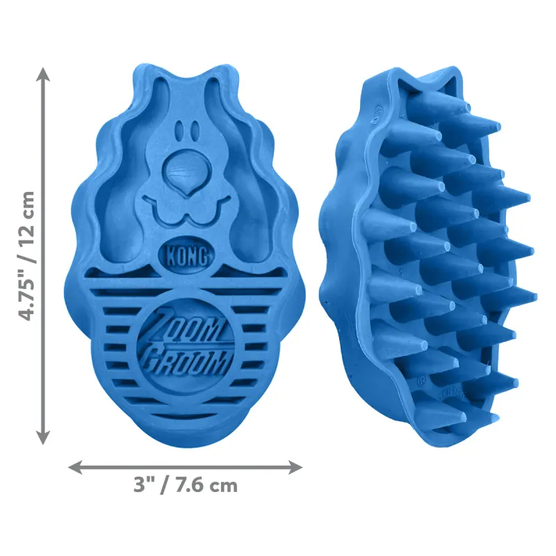 KONG ZoomGroom Boysenberry Brush Lrg