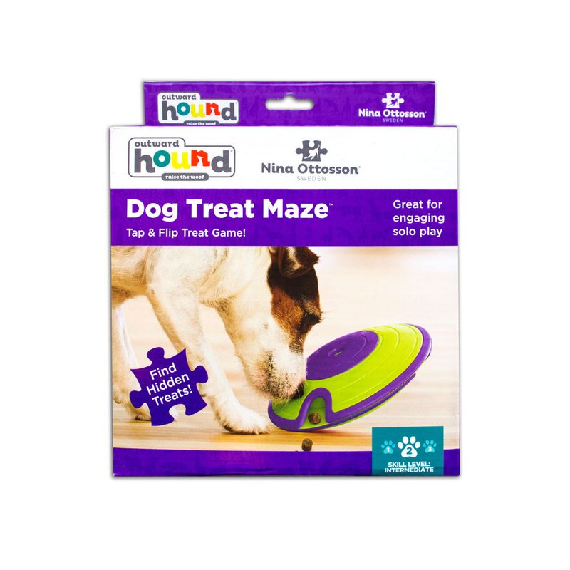Outward Hound Nina Ottosson Treat Maze Puzzle for Dogs (Level 2 Intermediate)