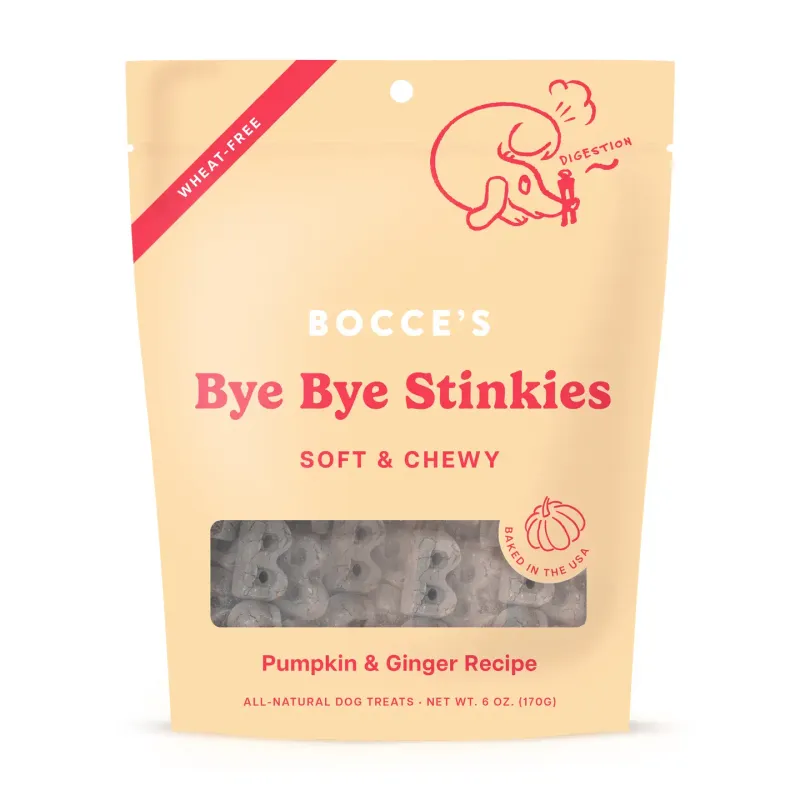 Bocce's Bakery Dailies Bye Bye Stinkies Soft &amp; Chewy Dog Treats 6oz