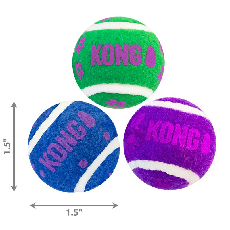 KONG Cat Tennis Ball w Bells