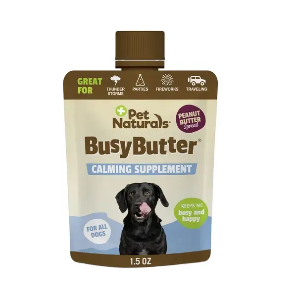 PET NATURALS BUSY BUTTER COMBO PACK LICK MAT &amp; CALMING PB 1.5oz