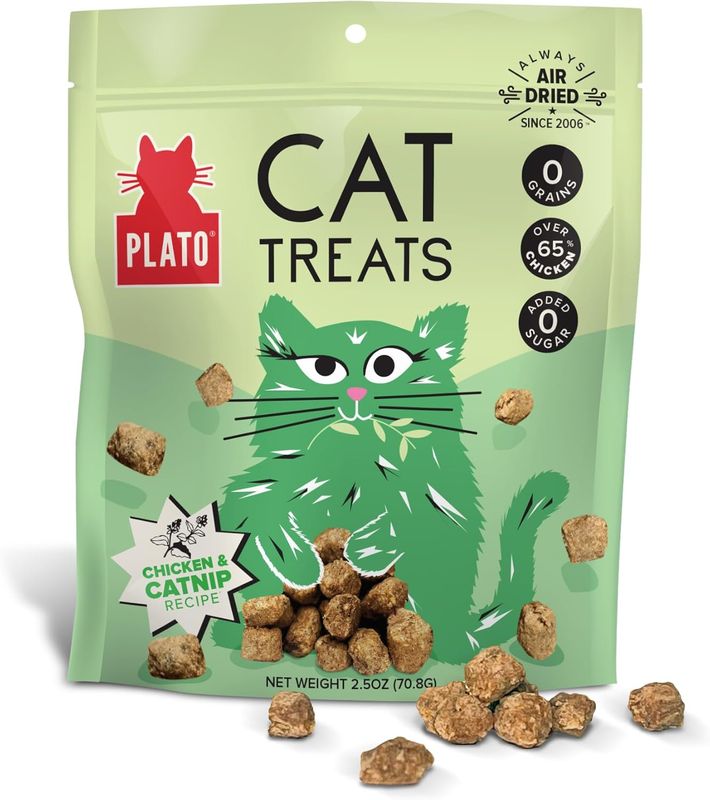 PLATO CAT GRAIN FREE AIR-DRIED TUNA SALMON 2.5oz