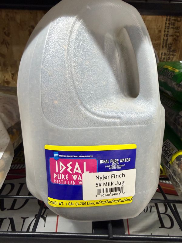 Nyjer Finch Food 5# Milk Jug