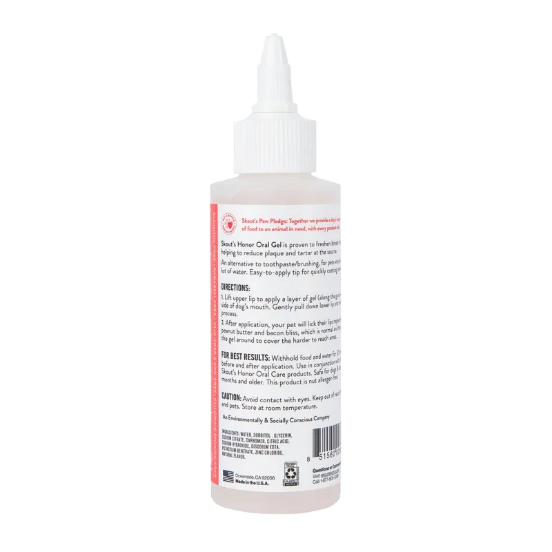 SKOUTS HONOR ORAL GEL PB BACN 4OZ