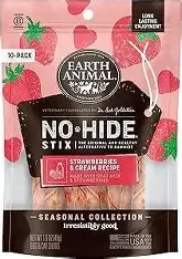 10pk Strawberry Sticks Earth Animal