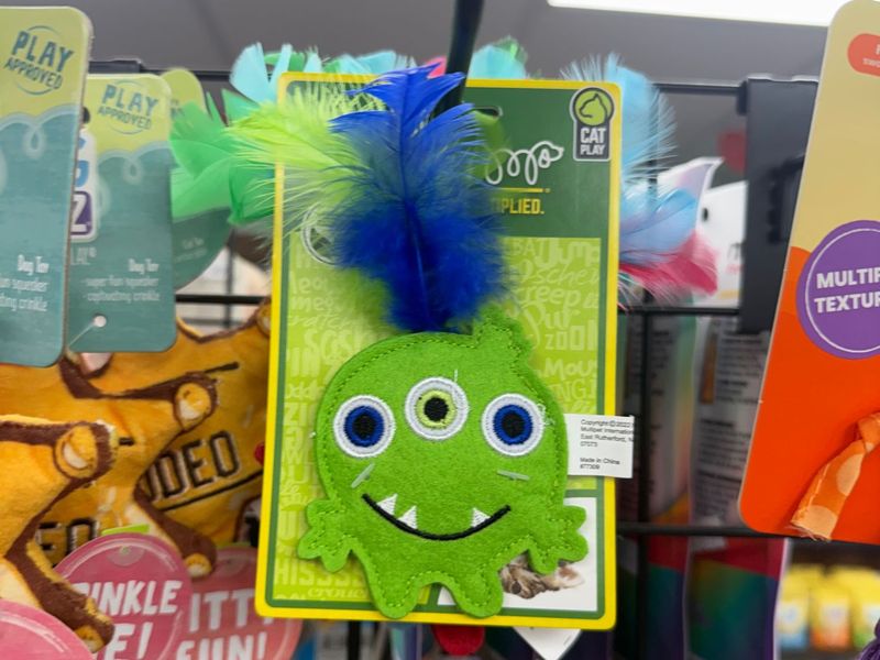 Multipet Monsters w/ Catnip Toy 5" Sold Individually