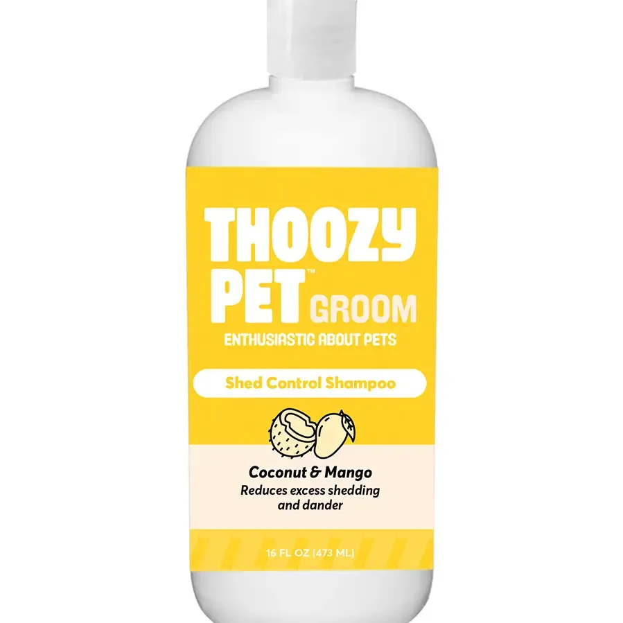 ThoozyPet Shed Control Shampoo Coconut &amp; Mango 16oz