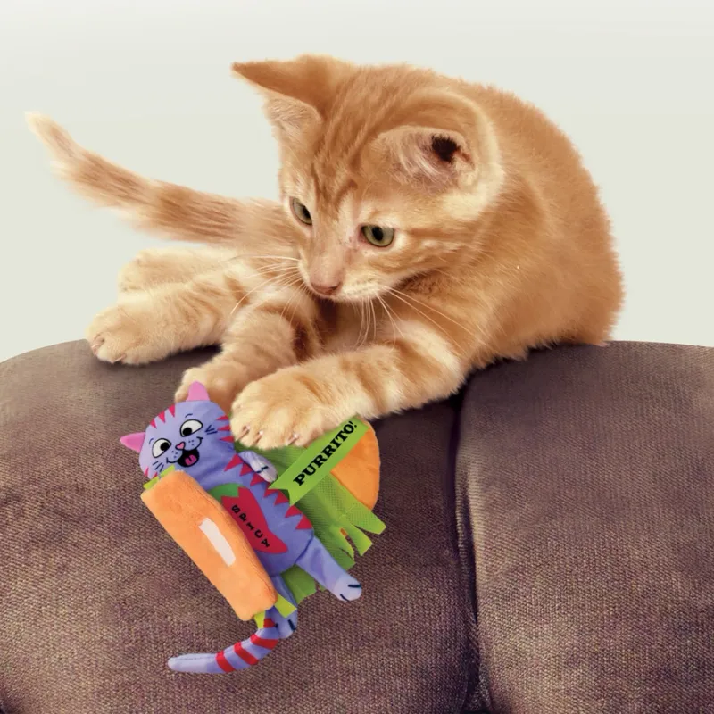 KONG Pull-A-PartzTM Purrito Cat Toy