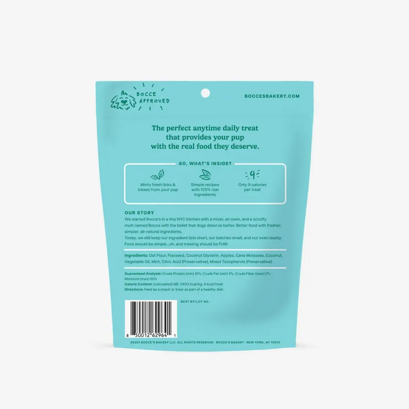 Bocce's Bakery Dailies Brushy Bites Soft &amp; Chewy Dog Treats 6oz