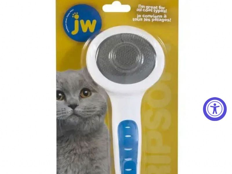 JW Cat Grip Soft Slicker Brush