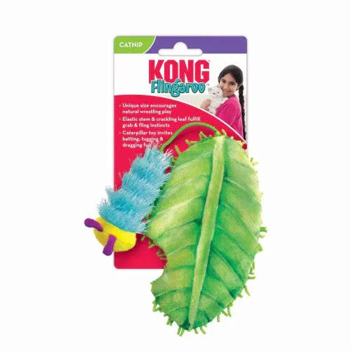 KONG Cat Flingaroo Caterpillar