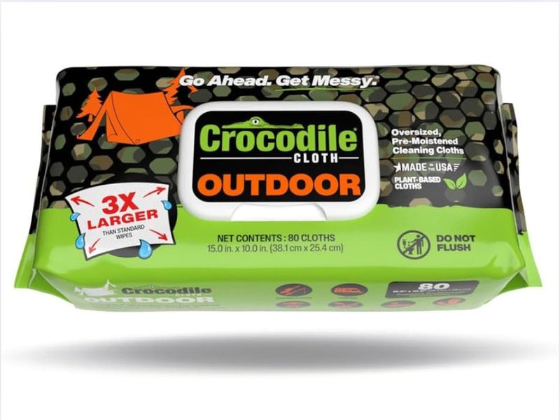 Crocodile Cloth Outdoor 80ct