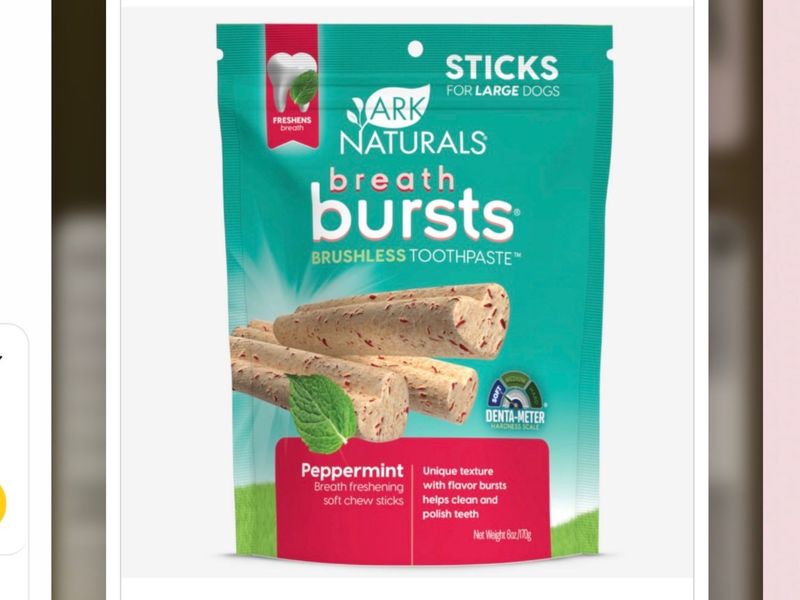 ARK NATURALS BREATH BURST PEPPERMINT 4OZ